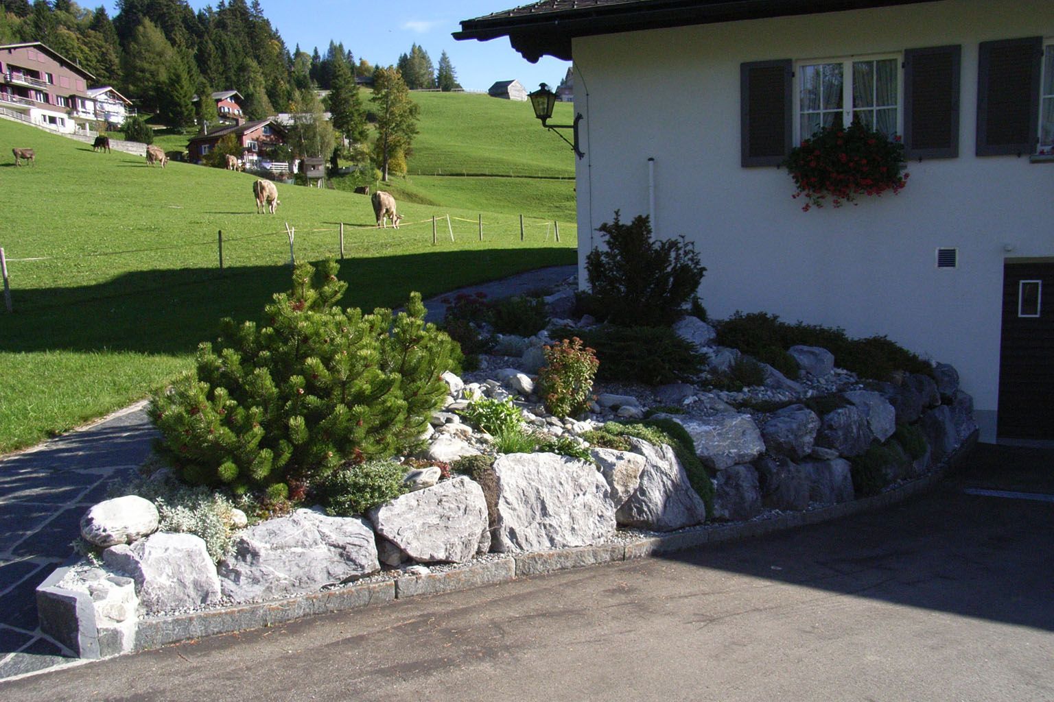 Kundengärtner - Gartenbau Hans Zahner GmbH - Niederurnen