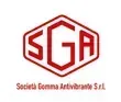 Un logotipo rojo y blanco para una empresa llamada sga.