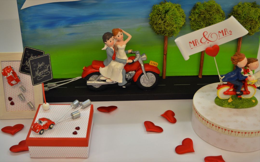 Hochzeitsgeschenk gebastelt