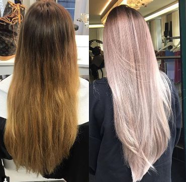 VE are ARTISTS Vorher-Nachher-Hairstyle