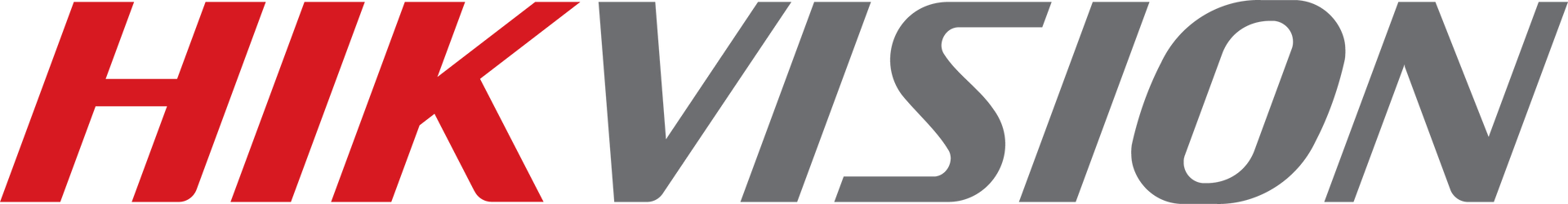 Logotipo de Hikvision con las letras “HIK” en rojo y el texto “VISION” en negro sobre un fondo blanco.