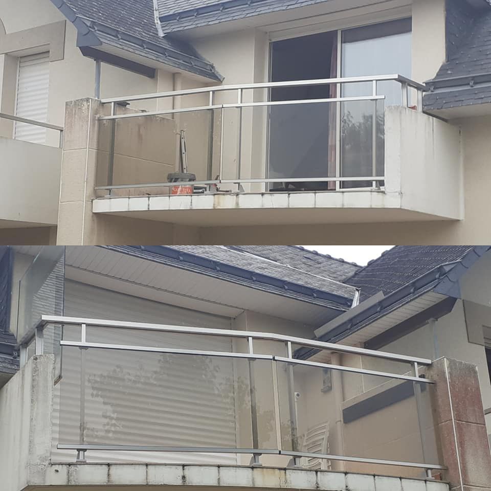 Rambarde avant travaux