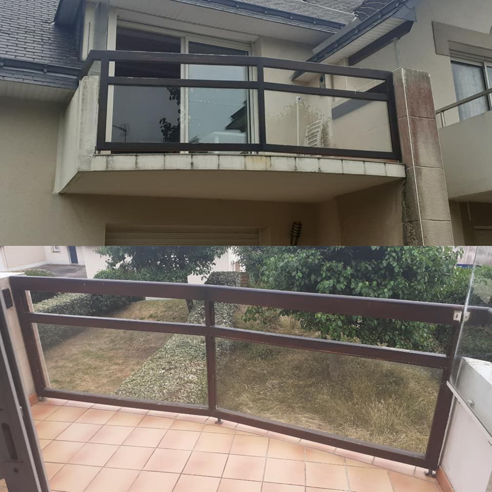 Rambarde après travaux