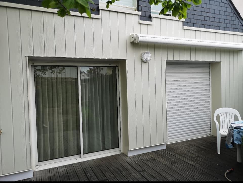 Installation d'une baie vitrée