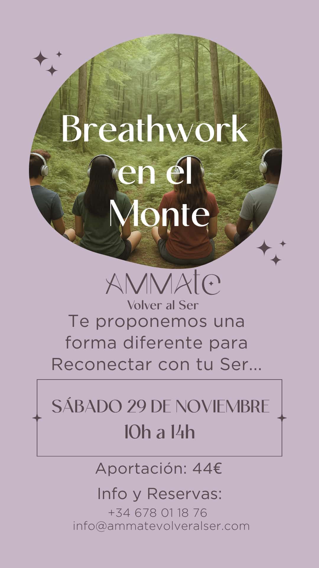 Folleto para una sesión de 