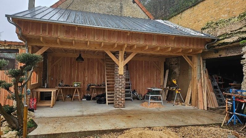 Création d'un auvent