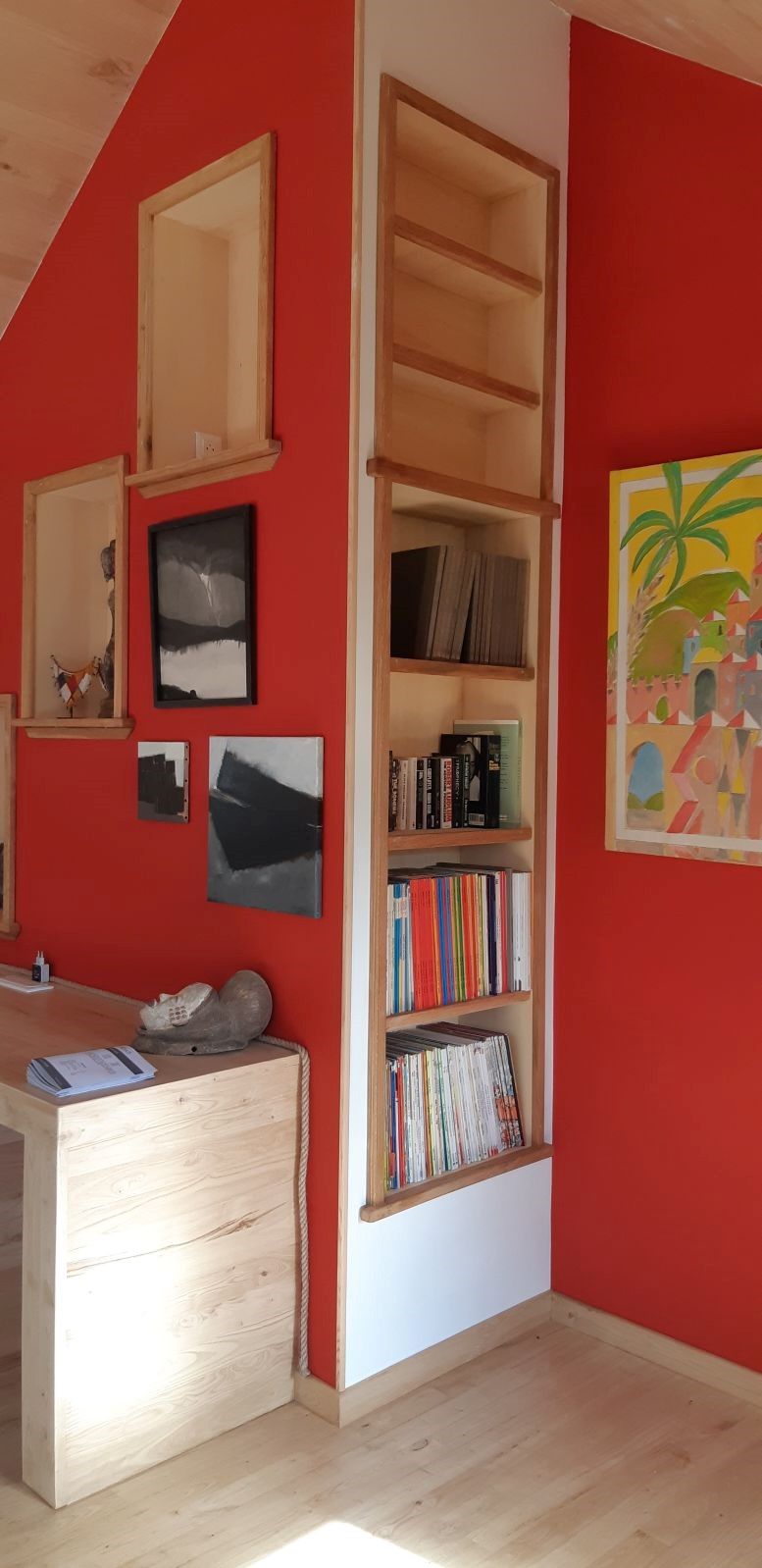 Espace de rangement encastré