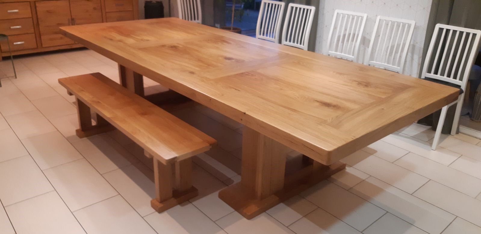 Création d'une table en bois
