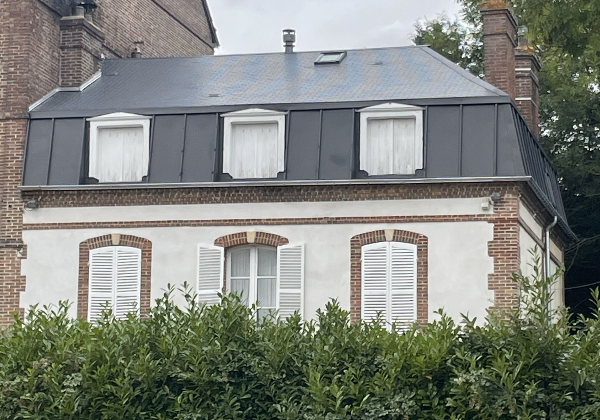 Une toiture en ardoise