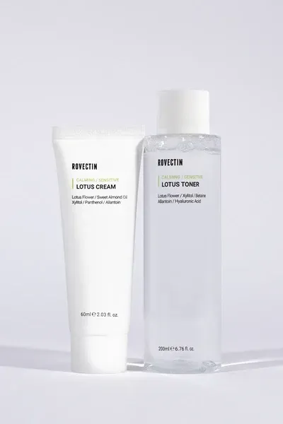 Calming Sensitive Lotus Set Rovectin