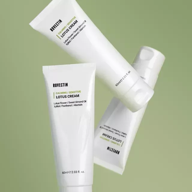 Calming Sensitive Lotus Set by Rovectin.
