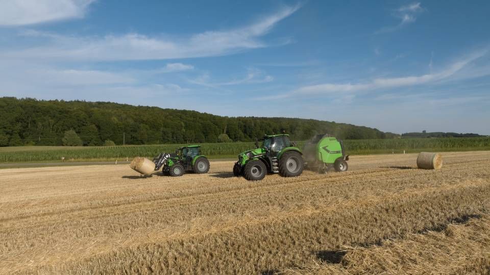 tracteur Série 6C sur champs