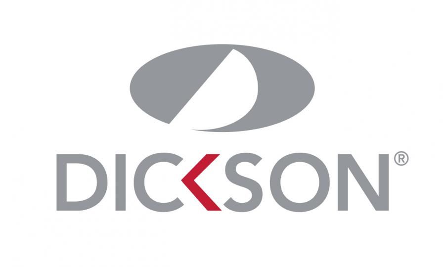 Logo de Gray Dickson avec une icône de feuille stylisée et une touche de rouge sur fond blanc.