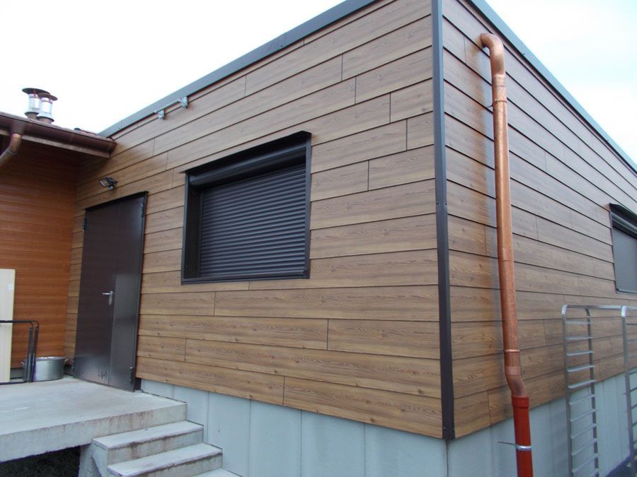 Bardage d'une maison