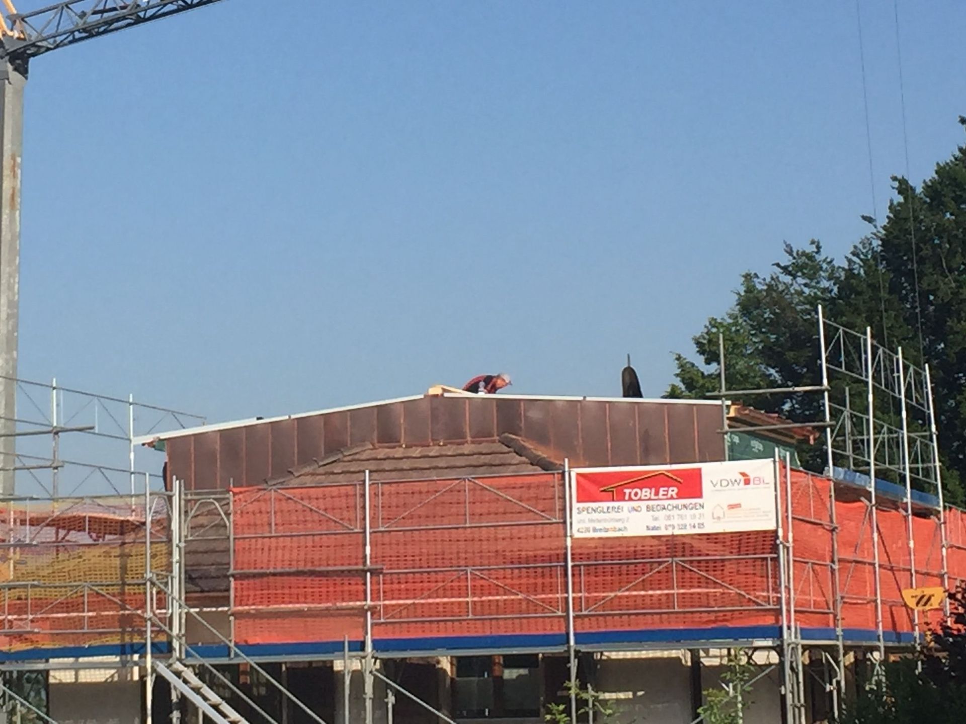 Dachaufbau Kupfer-Tobler Spenglerei und Bedachungen