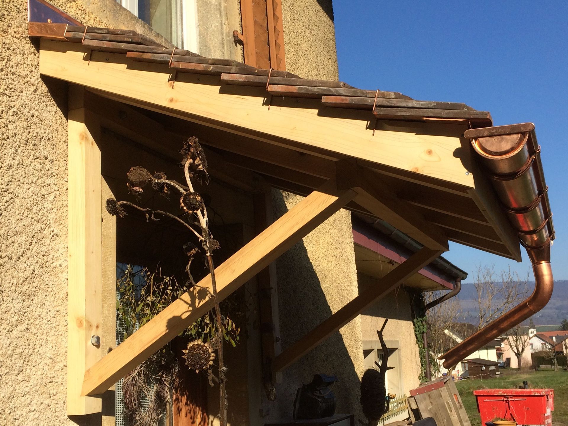 Vordach Eingang - Tobler Spenglerei und Bedachungen