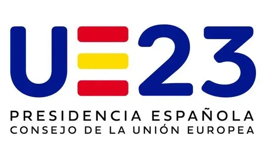 A logo for presidencia espanola consejo de la union europea