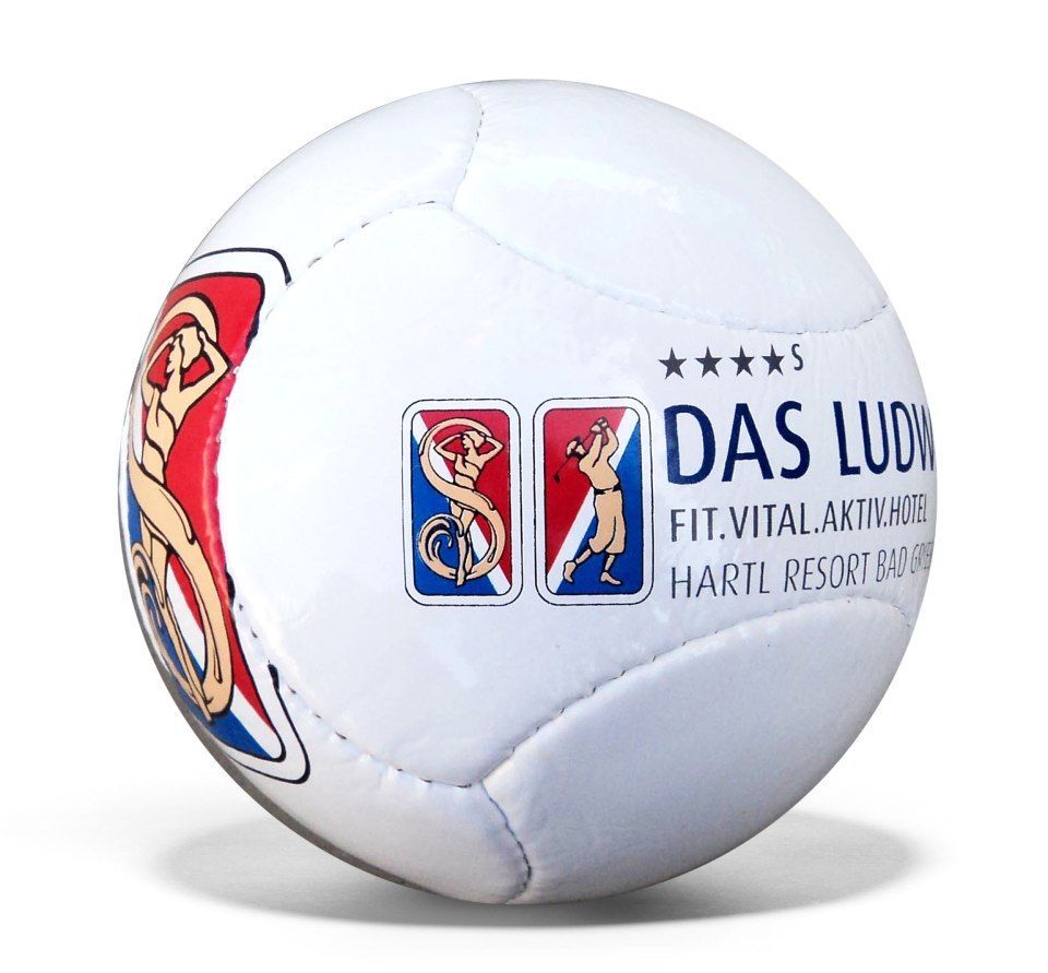 Angebot - Fußbälle bedrucken lassen: Fußball mit Logo und Schriftzug bedruckt