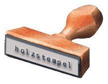 Holzstempel