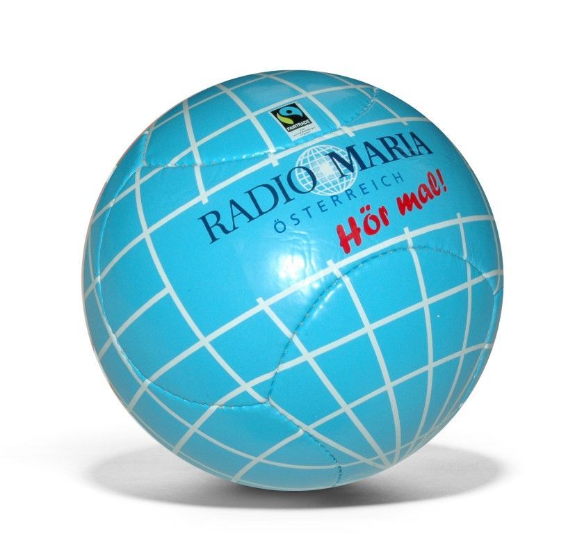 Angebot - Fußbälle bedrucken lassen: Motiv Radio Maria