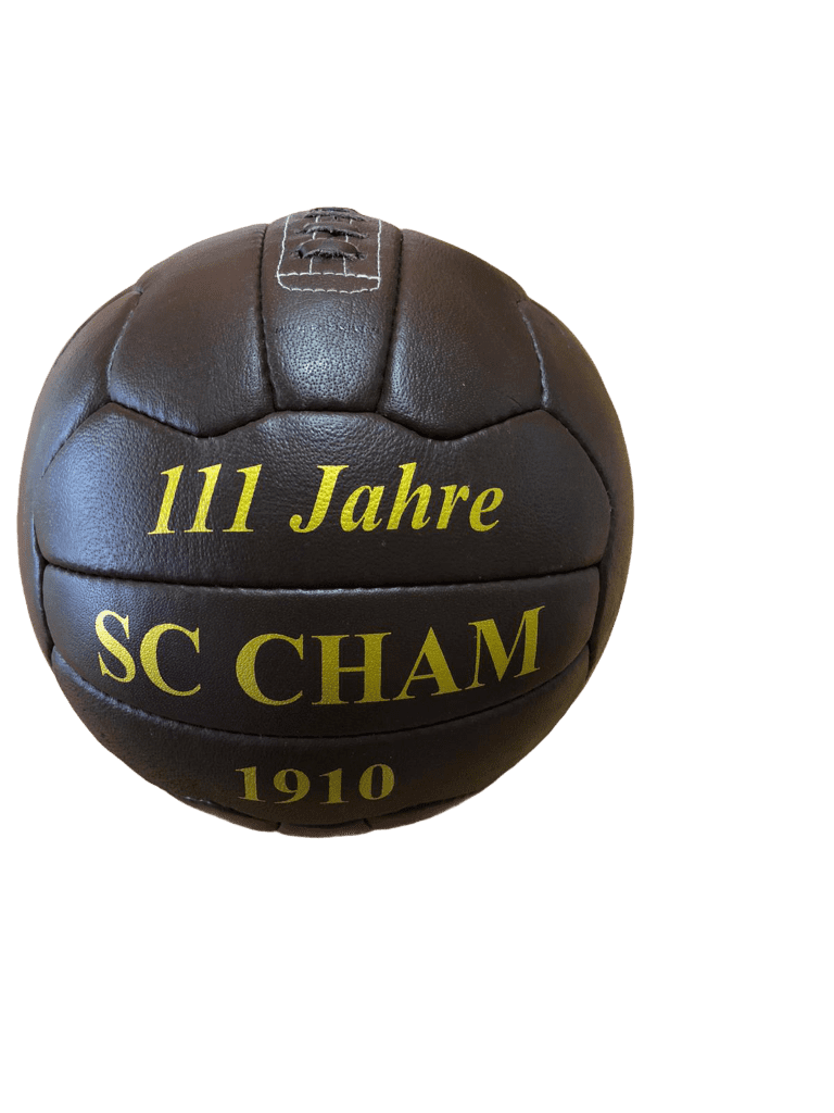 Angebot - Fußbälle bedrucken lassen: Motiv Retro 111 Jahre SC Cham