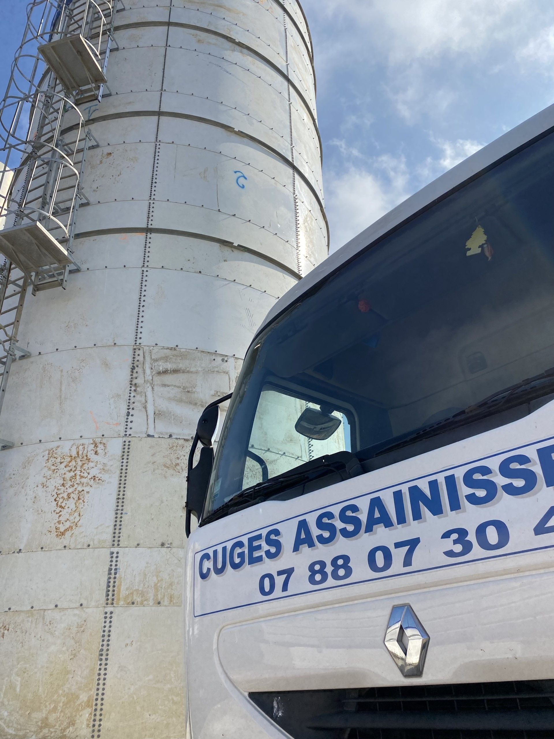 Pompage d'un château d'eau