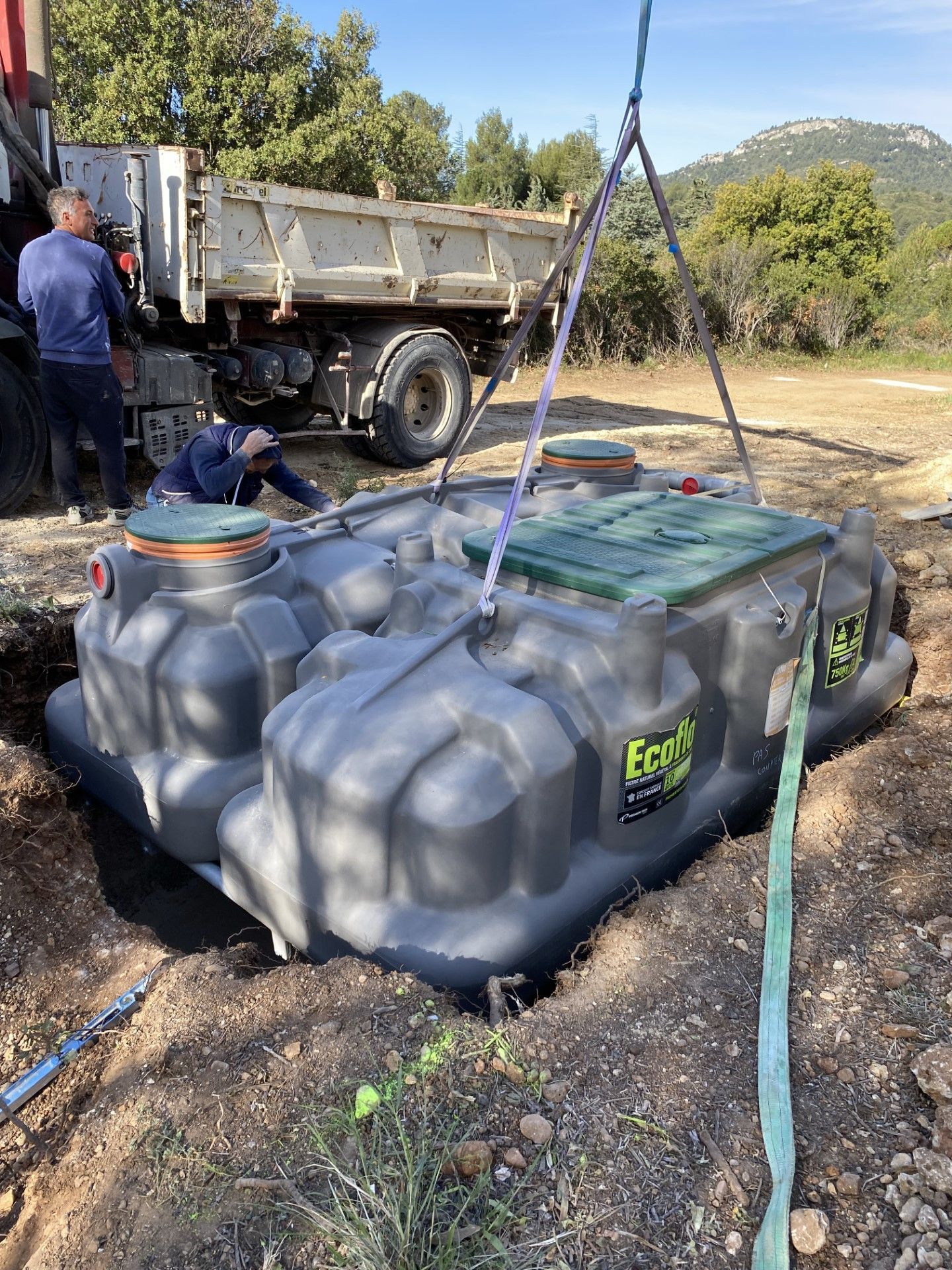 Pose d'un filtre compact