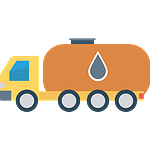 Camion citerne pour le gaz non routier