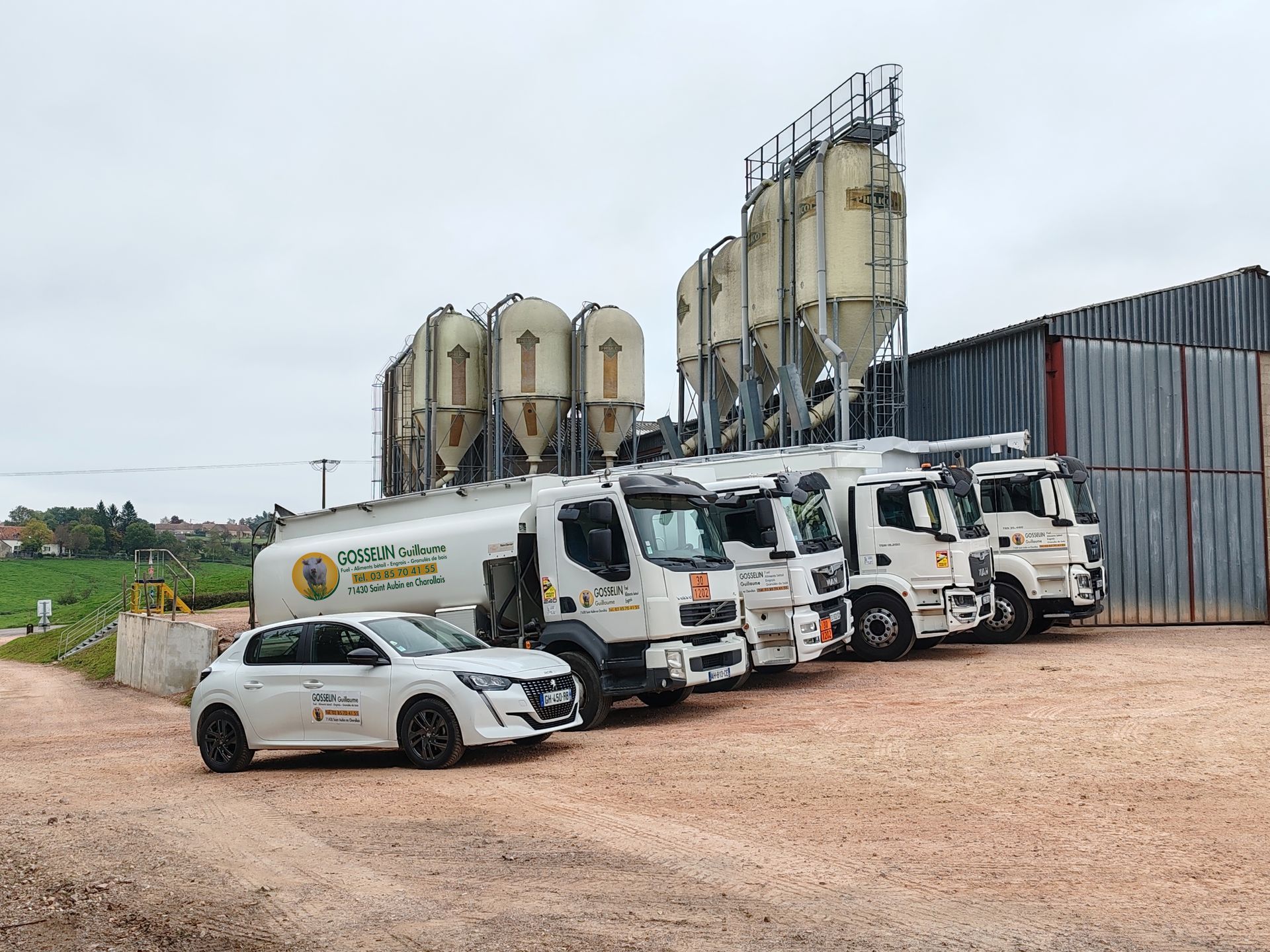 Véhicule citerne pour le transport de gasoil