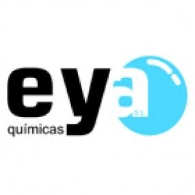 Un logotipo para una empresa llamada eya químicas sl