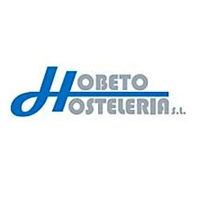 Un logotipo azul y gris para Hobeto Hostelería SL