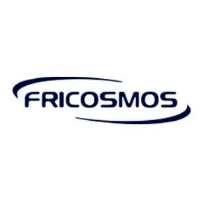 Se muestra un logotipo de fricosmos sobre un fondo blanco.