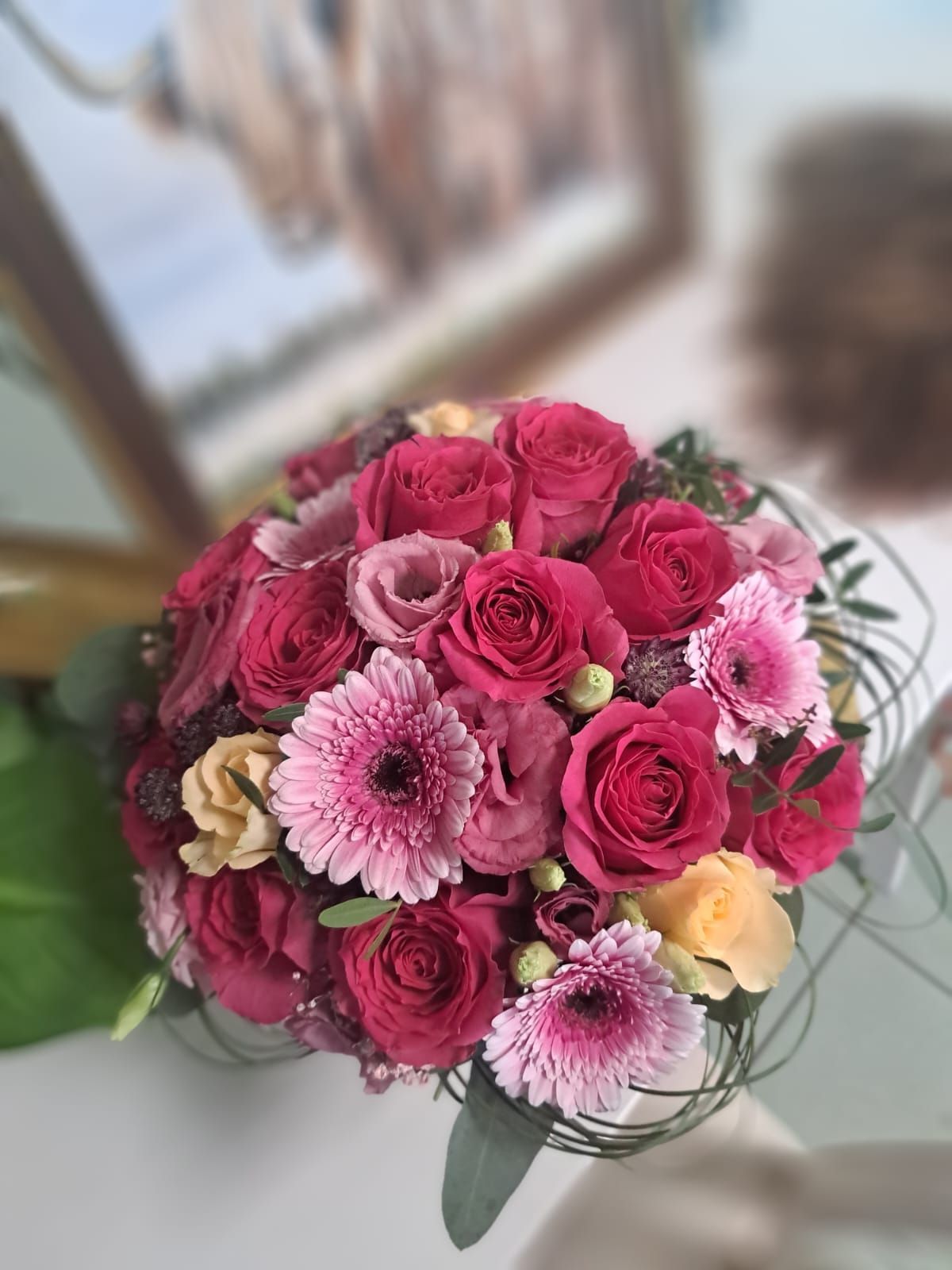 Rosa Blumenstrauß