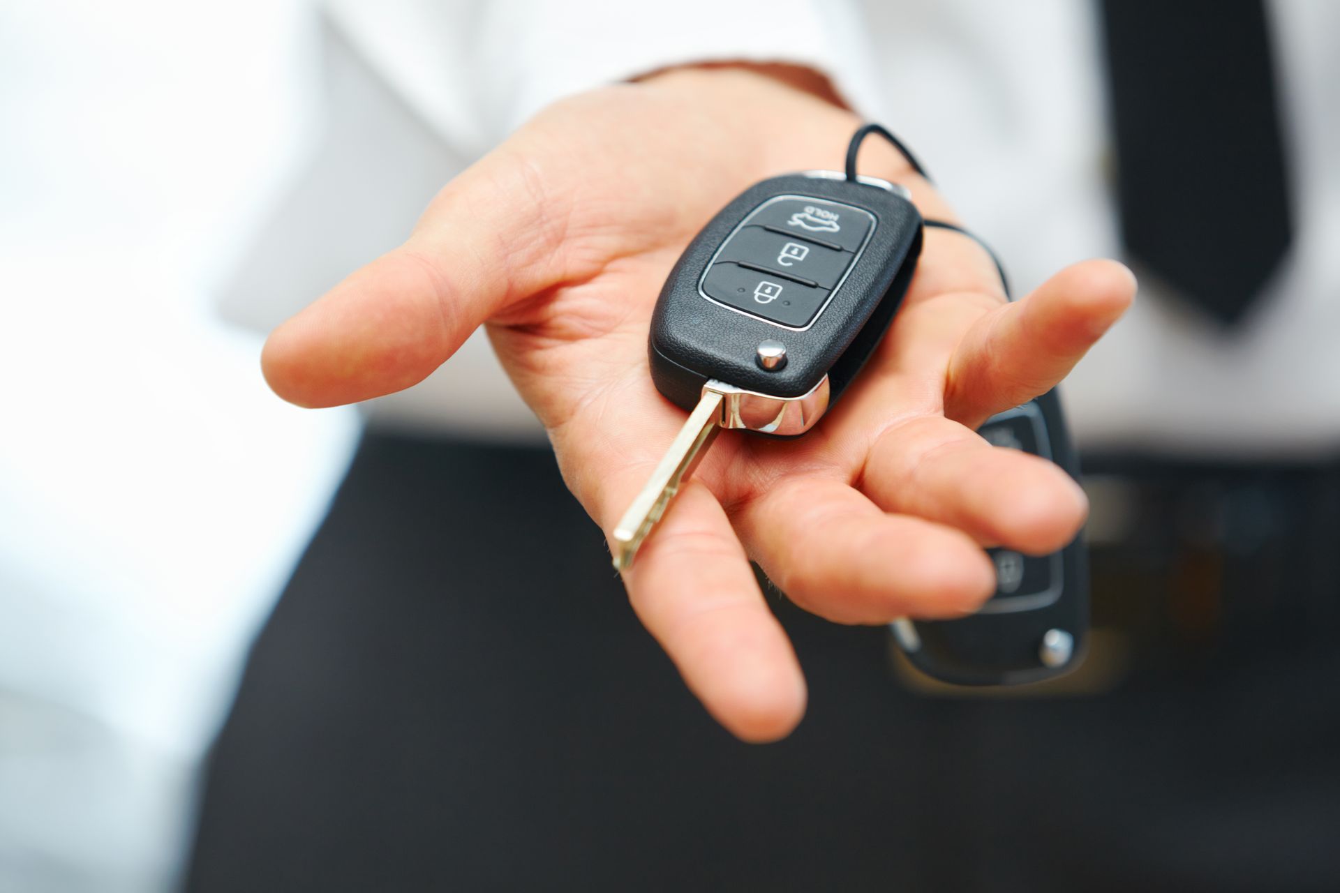 Gros plan sur des clés de voiture