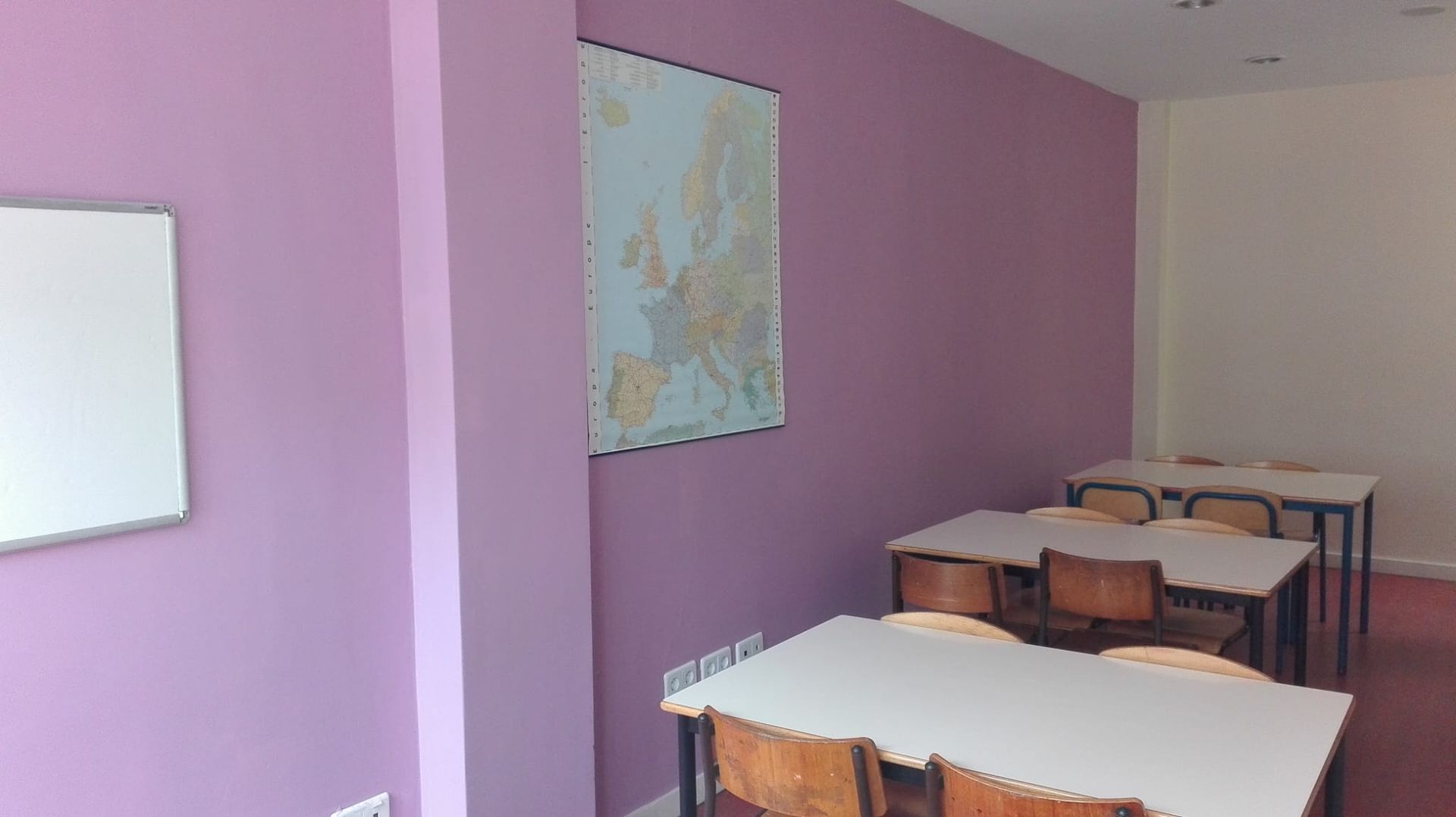 Sala do centro de estudos Mentes Criativas