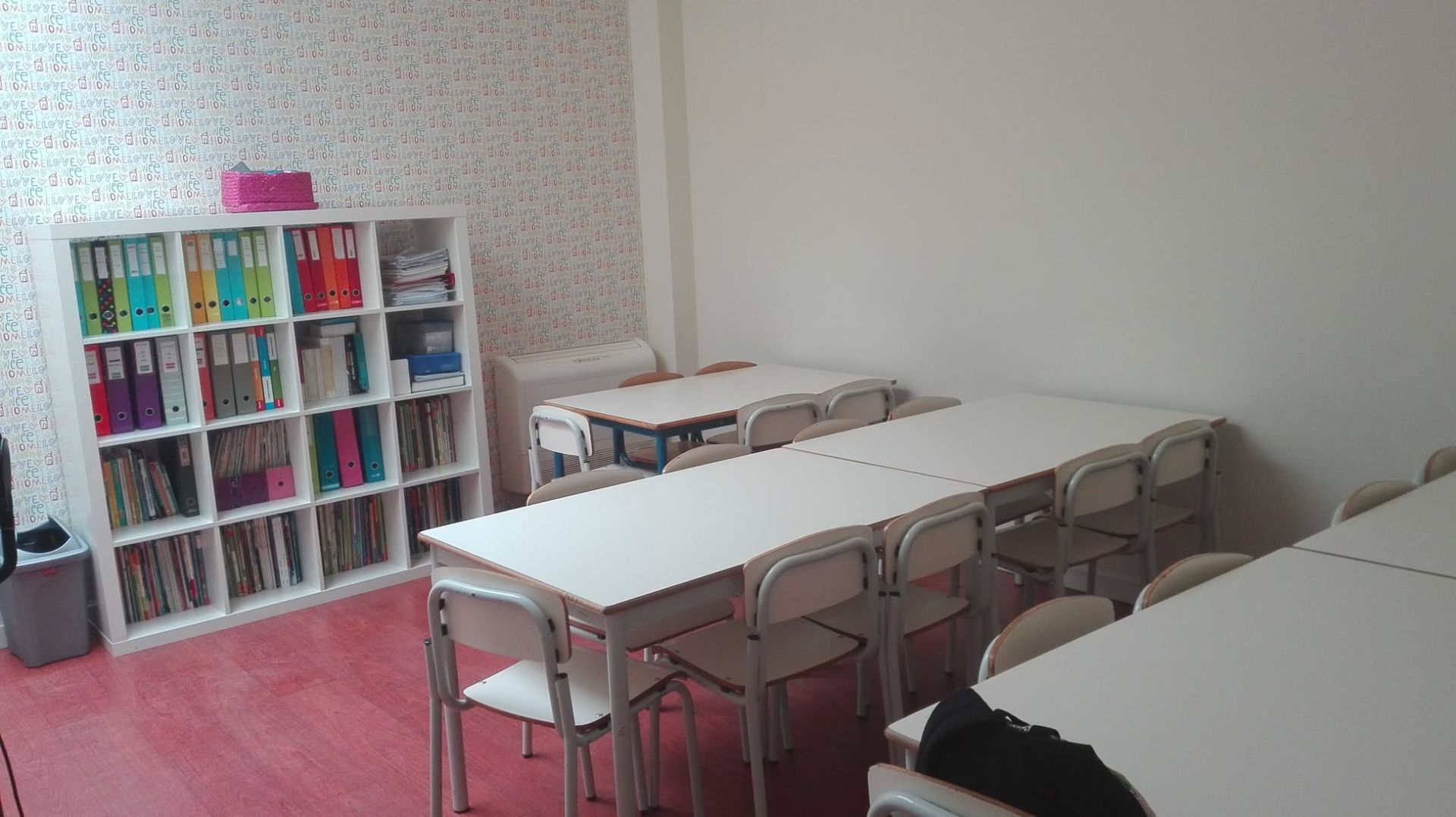 Sala do centro de estudos Mentes Criativas