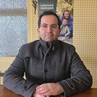 Julien François, conseiller funéraire à Nesles