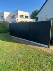 Pose d'une clôture pour une terrasse