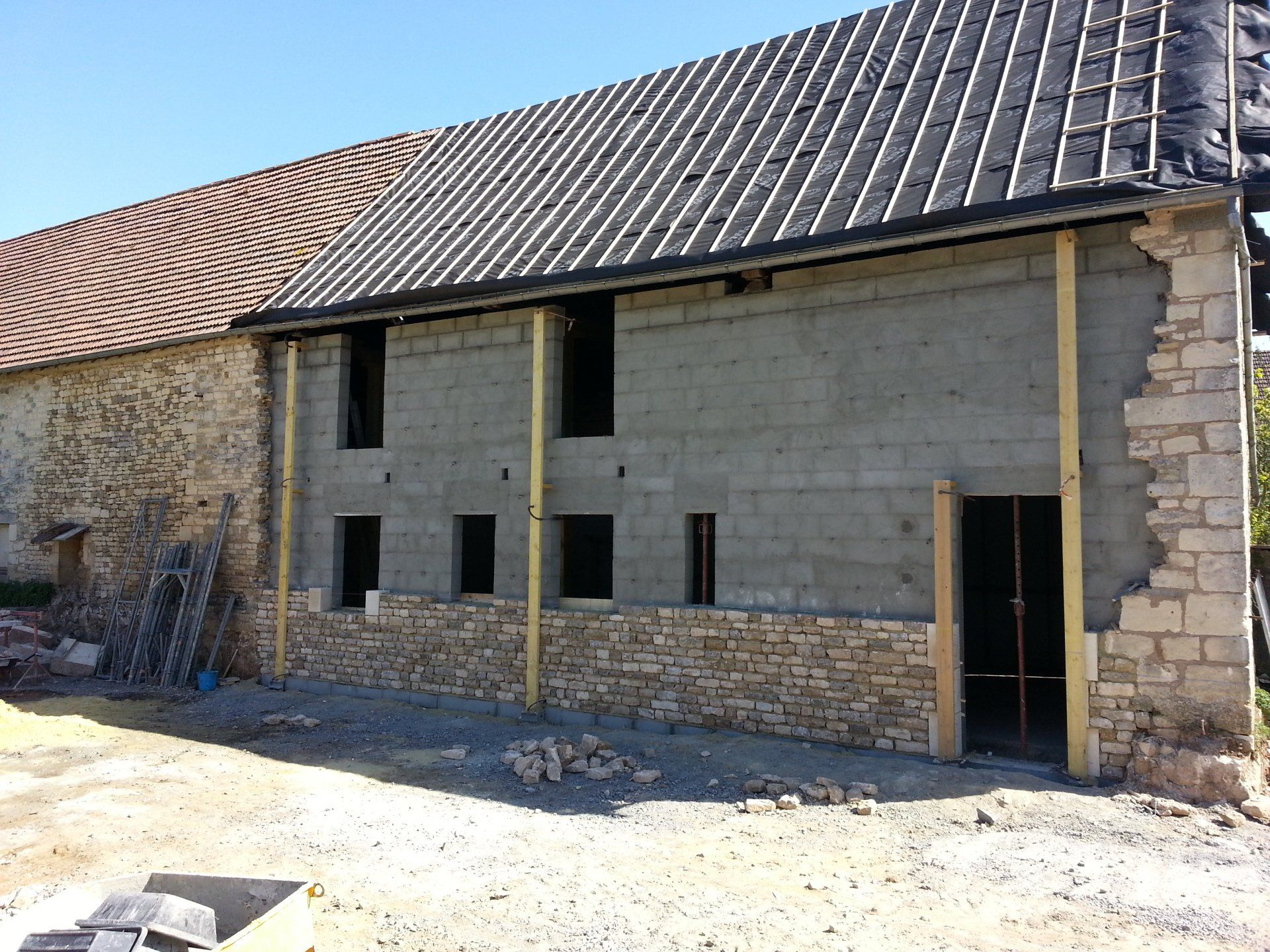 Construction parpaings