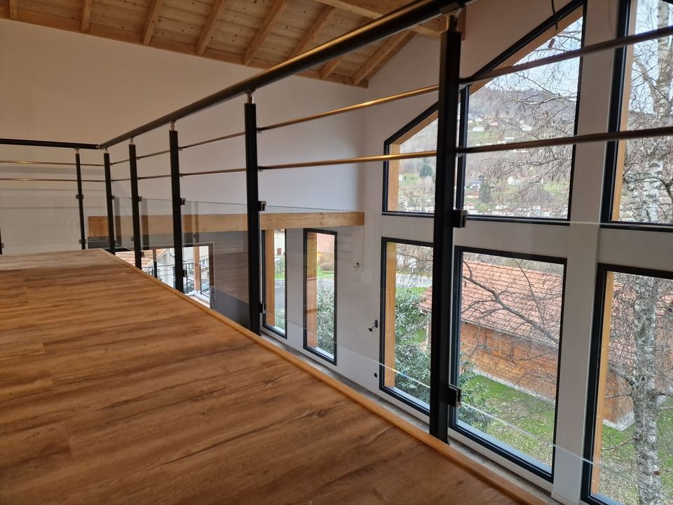 Un garde-corps pour balcon, de la gamme ronde