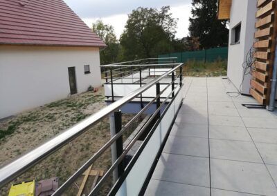 Garde-corps simple de la gamme ovale