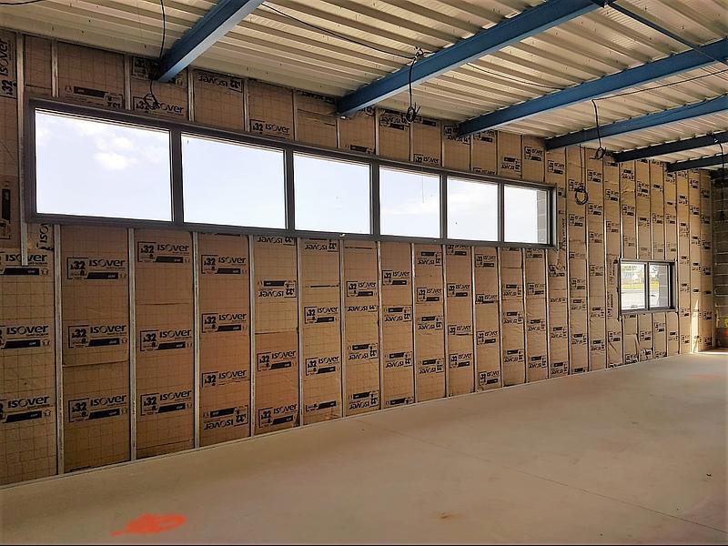 Isolation mur hangar