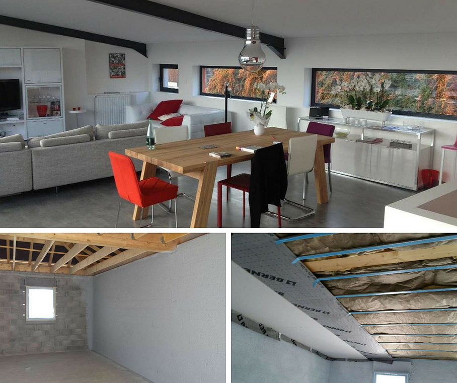 Isolation plafond salon