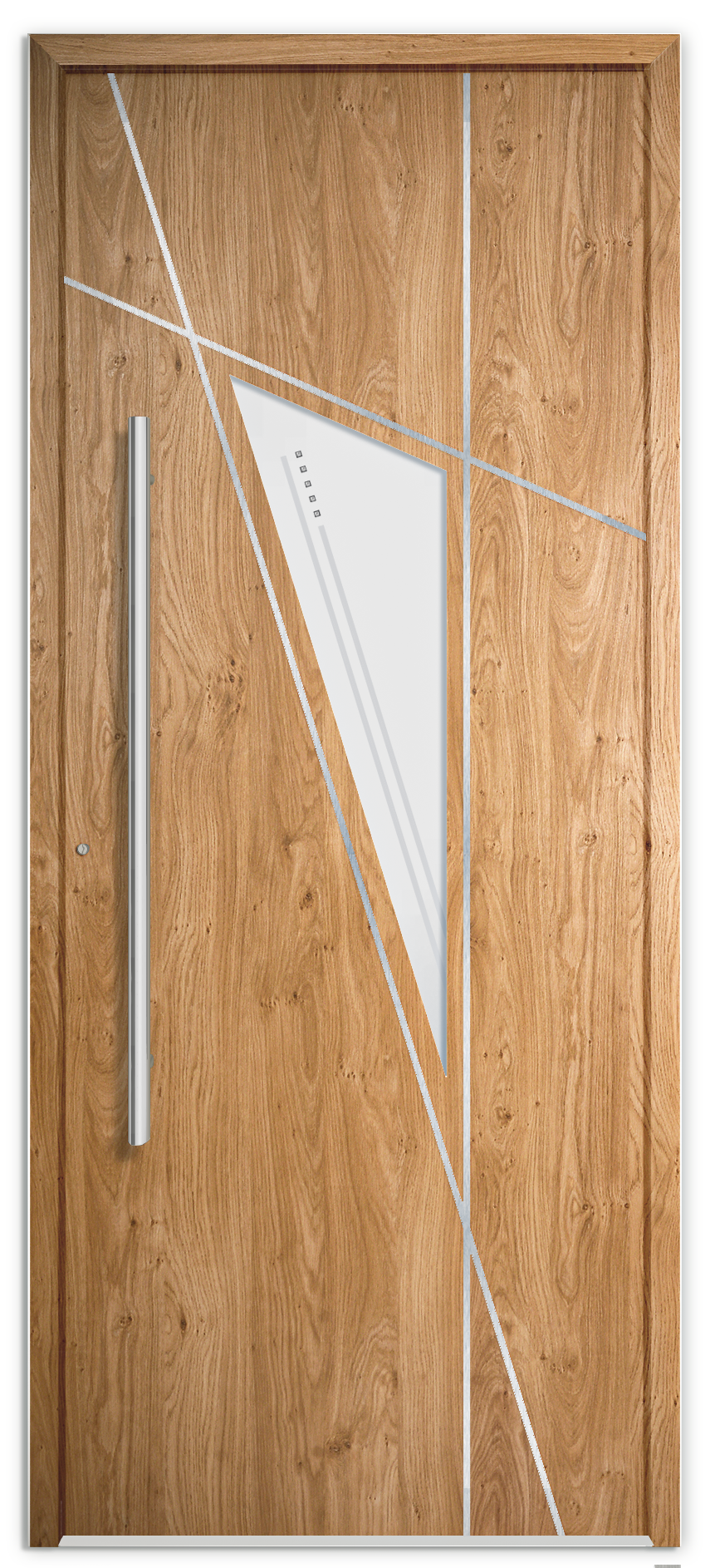 Assortiment de portes d'entrée de couleurs et de styles variés ; présentées sur fond blanc.