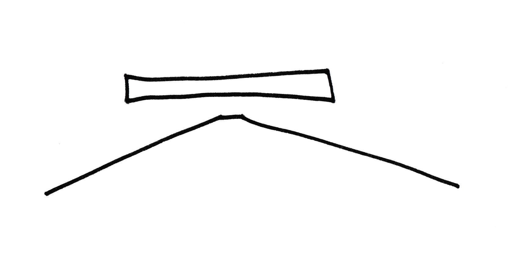 Un dibujo en blanco y negro de un cañón sobre un fondo blanco.