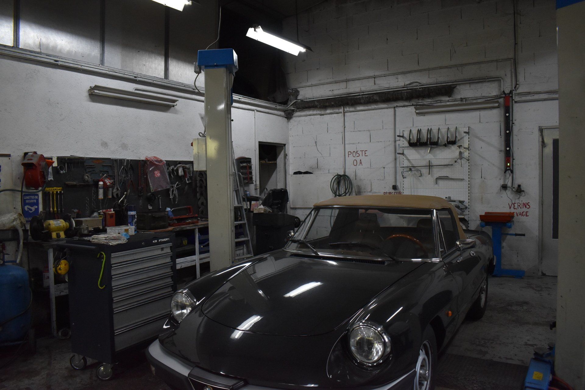 Alfa Roméo spider décapotable