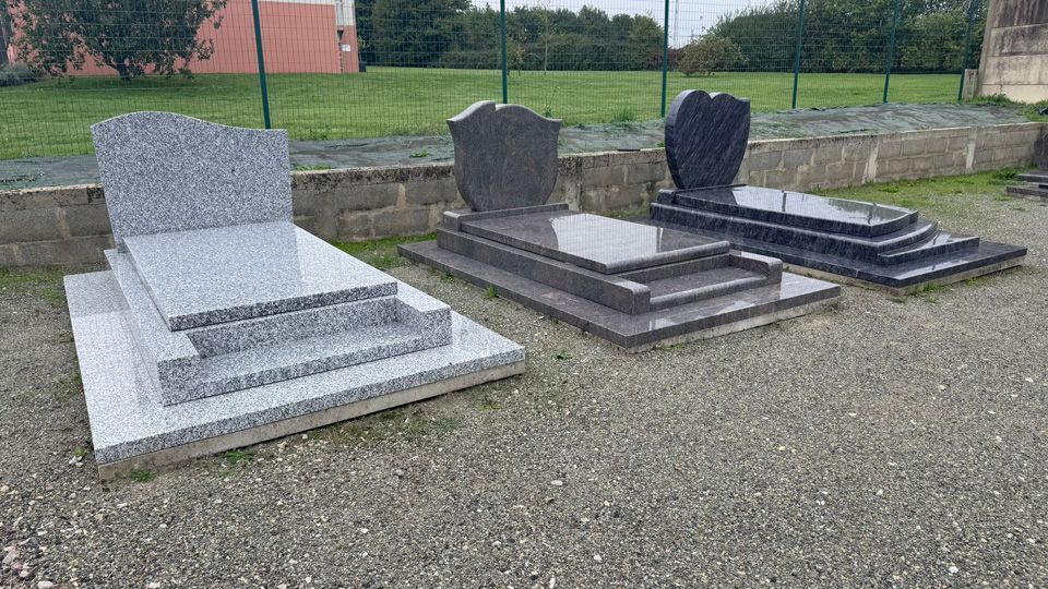 Pierres tombales en marbre