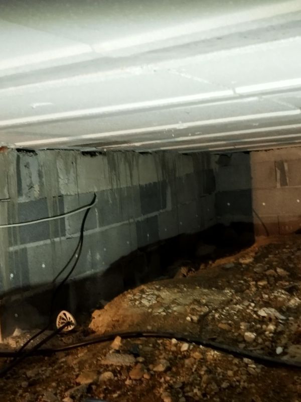 Le sous-sol d'une maison.