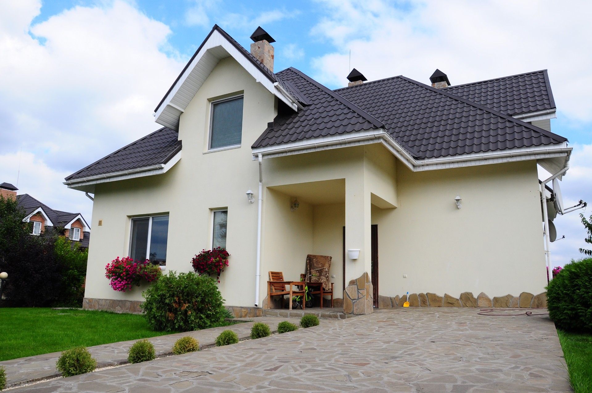 Überdachung Eingangsbereich, Zimmerei Folz