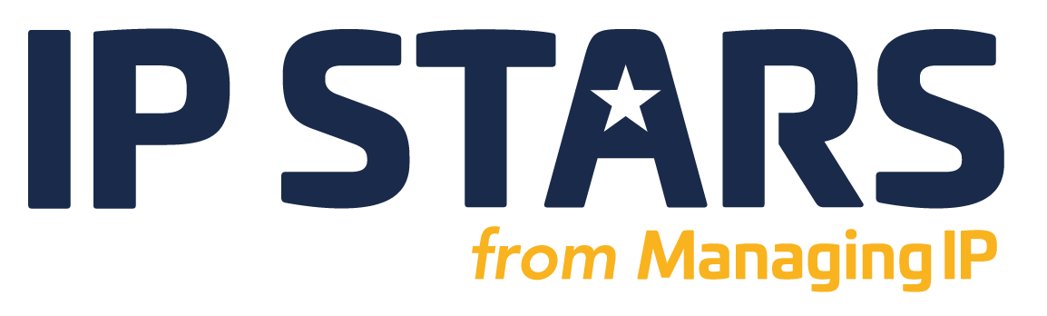 A logo for ip stars from managing ip